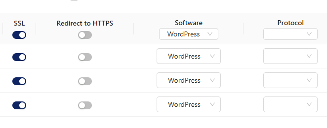 Bulk Actions During Domain Adding Process